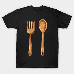 Handcrafted Wooden Utensils T-Shirt